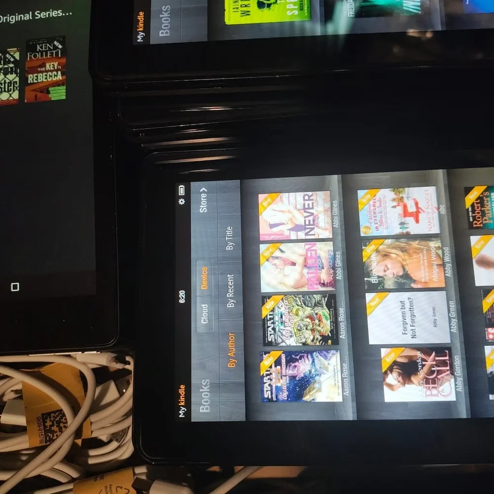 Kindle fire loaded with 10,000+ books. Over 20 Years Worth